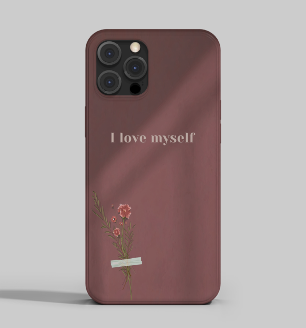 غطاء جوال - i love myself