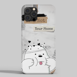 غطاء جوال الدببة - not your phone